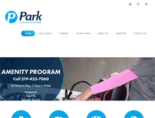 Tablet Screenshot of parkcedarrapids.com